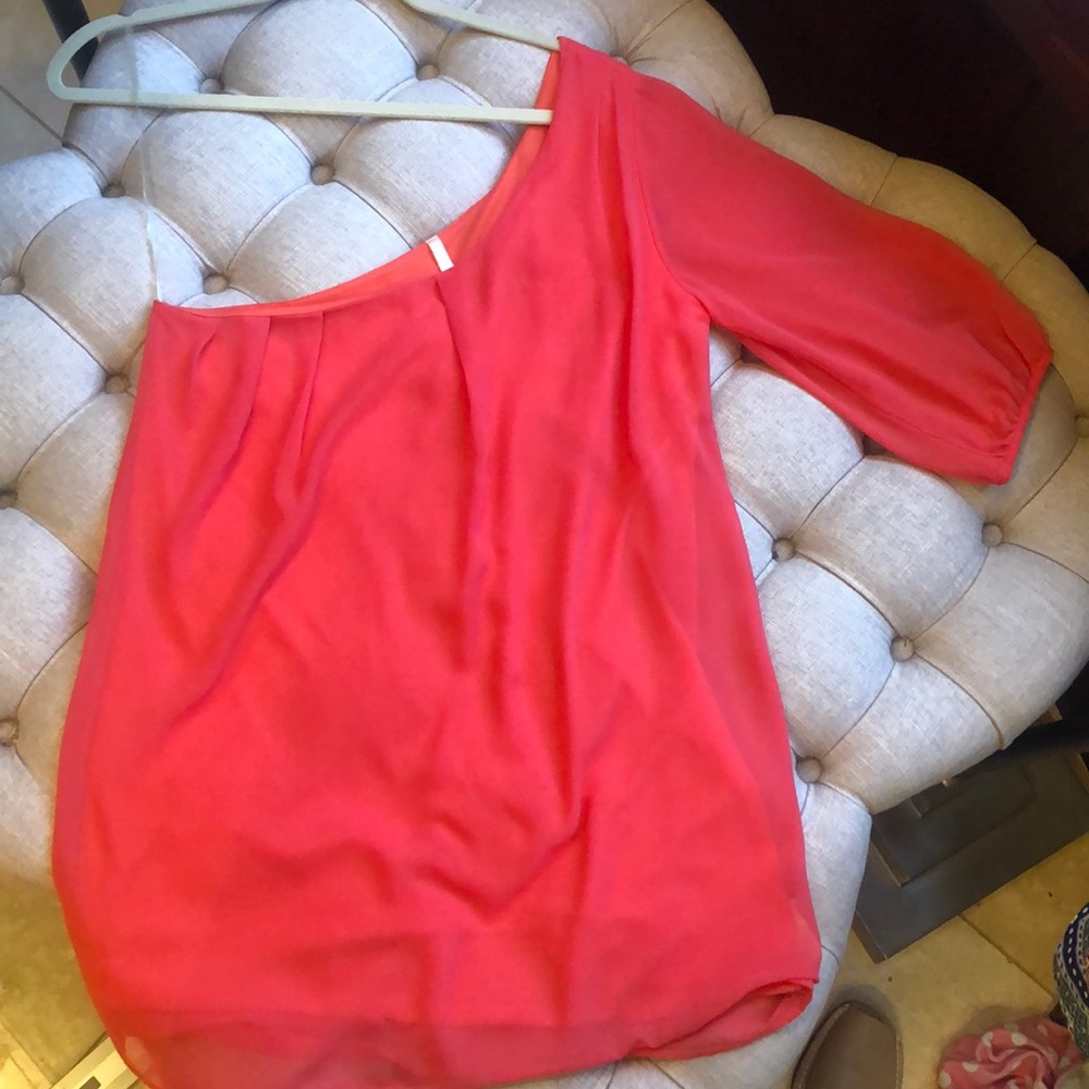 One shoulder long top/dress